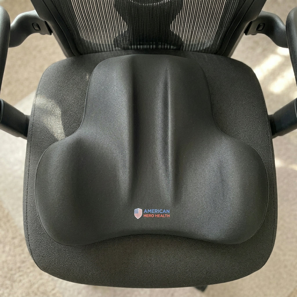 Ergonomic Memory Foam Lumbar Support Pillow