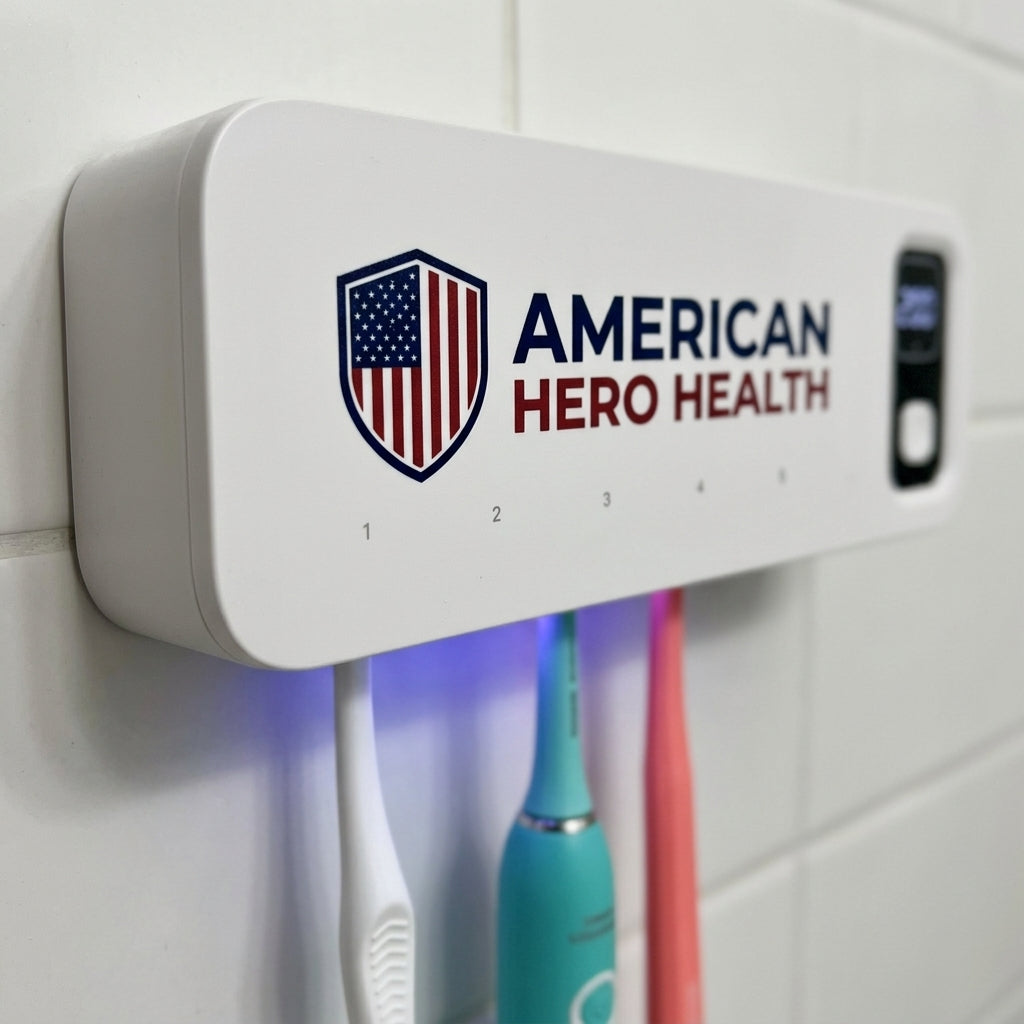 UV Toothbrush Sanitizer Holder