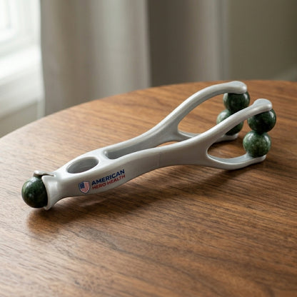 2-in-1 Jade Finger Massager Roller