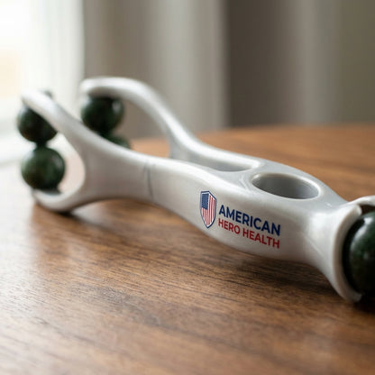 2-in-1 Jade Finger Massager Roller