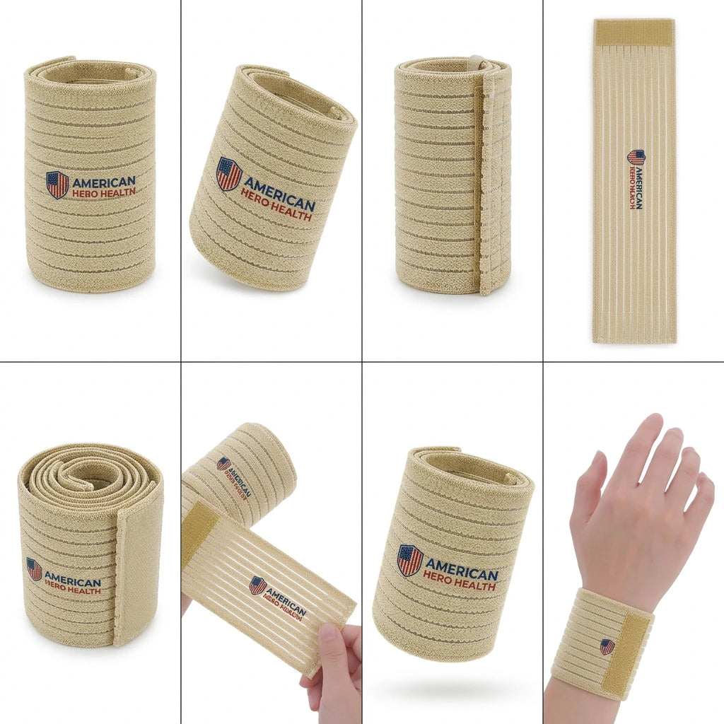 2 PCS Elastic Wrist Support Band Wrap