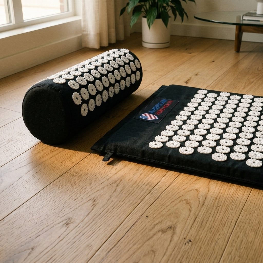 Acupressure Relaxation Mat & Pillow Set