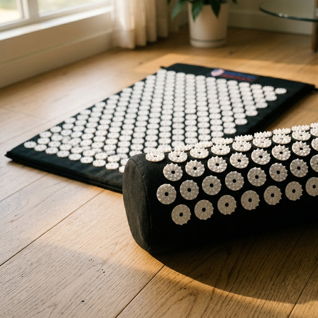 Acupressure Relaxation Mat & Pillow Set