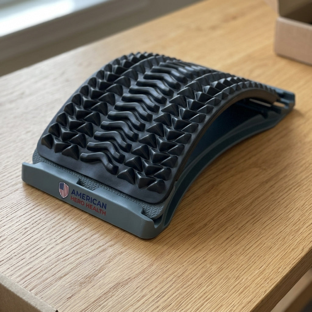 Adjustable Lumbar Back Stretcher & Stretching Support