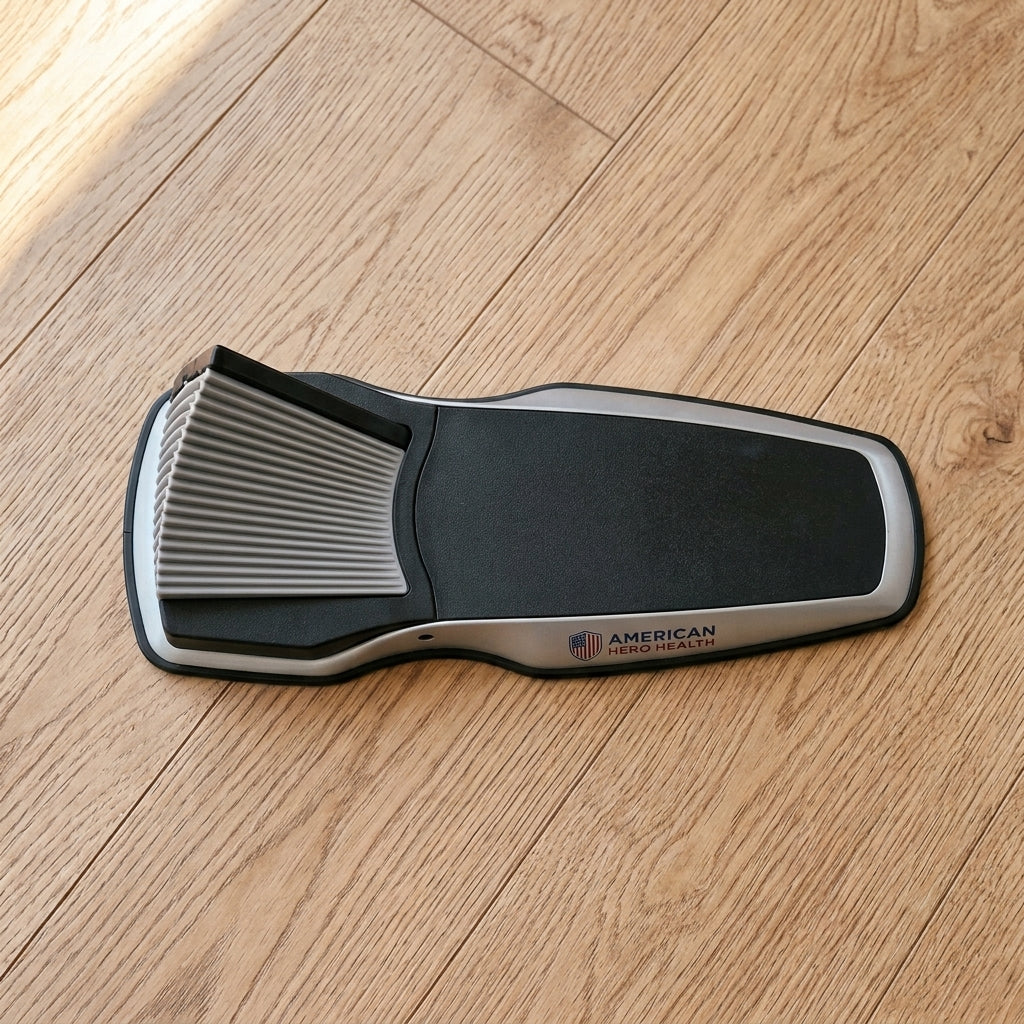 Adjustable foot & calf stretcher board