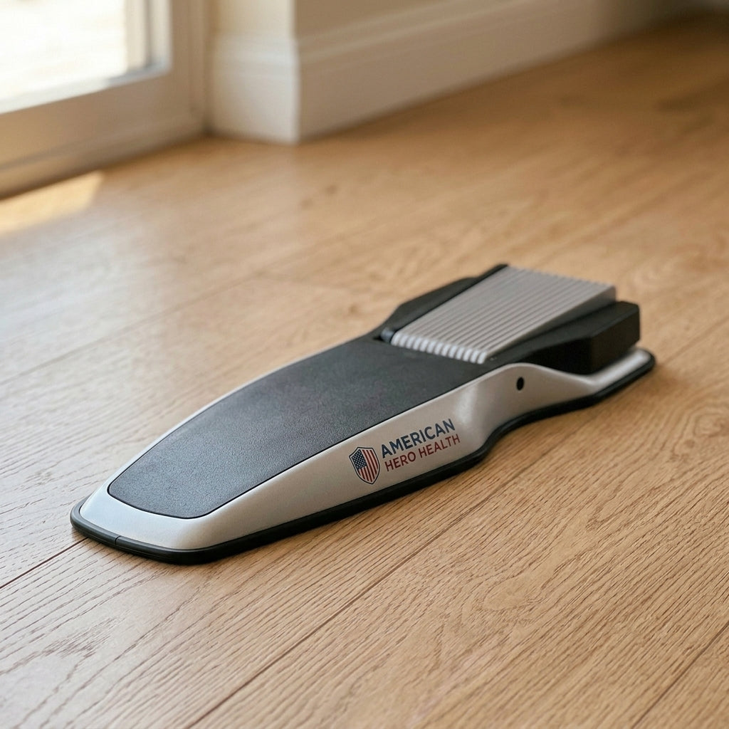 Adjustable foot & calf stretcher board