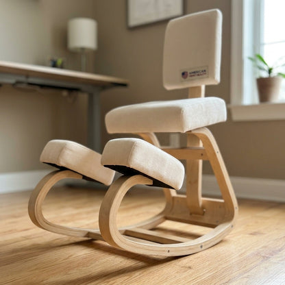 Ergonomic Kneeling Chair with Back Support