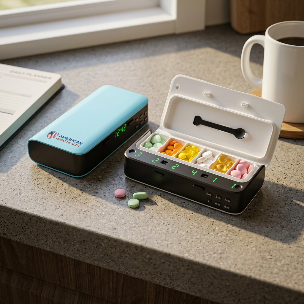 Pill Dispenser with Alarm
