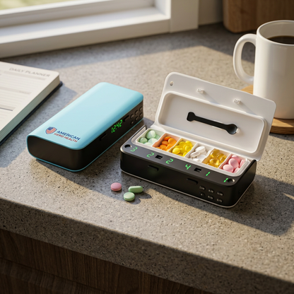 Pill Dispenser with Alarm