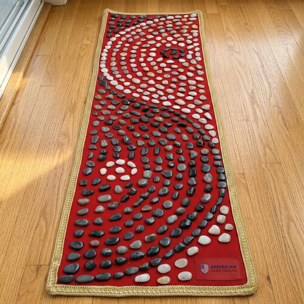 Reflexology Rock Foot Massage Mat