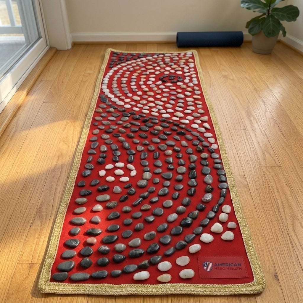 Reflexology Rock Foot Massage Mat
