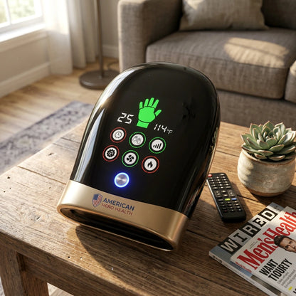 Rolling Hand Massager, Kneading + Compression, Heat + Cooling Fan