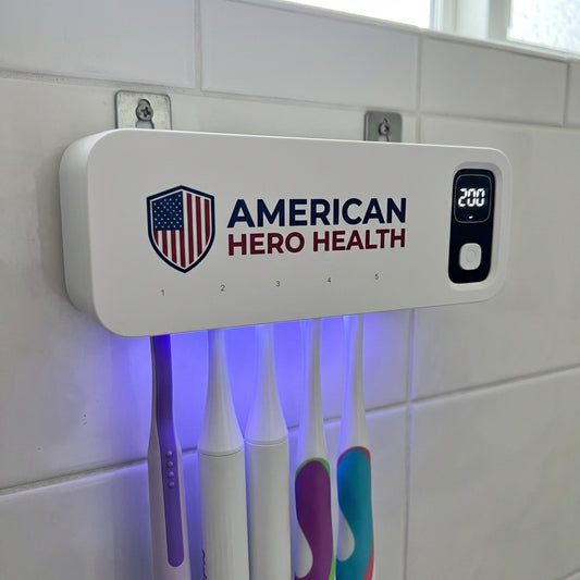UV Toothbrush Sanitizer Holder