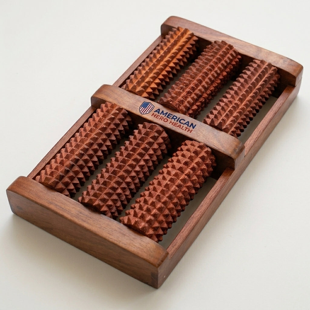 Wooden Foot Massage & Acupressure Roller