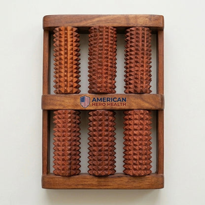 Wooden Foot Massage & Acupressure Roller