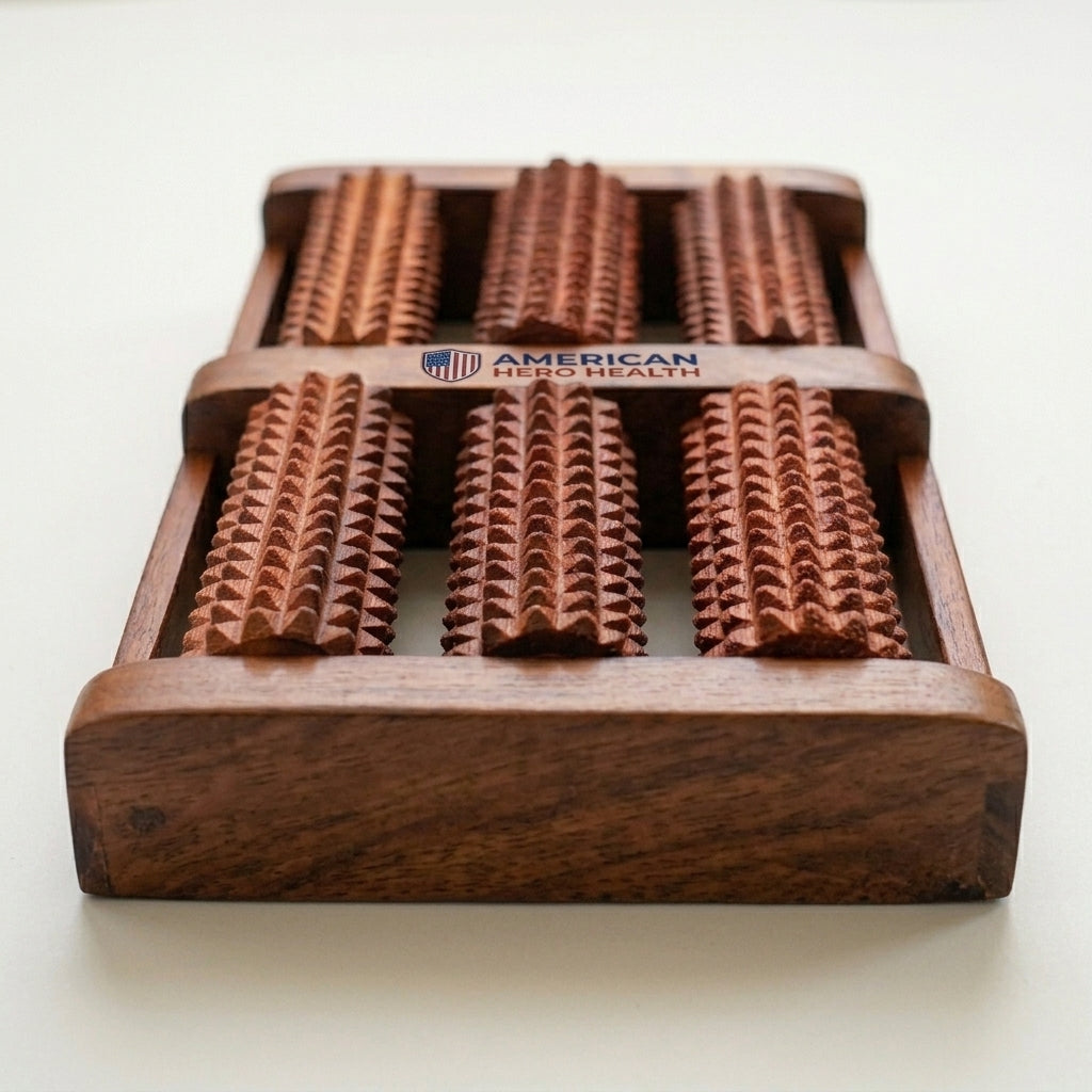 Wooden Foot Massage & Acupressure Roller