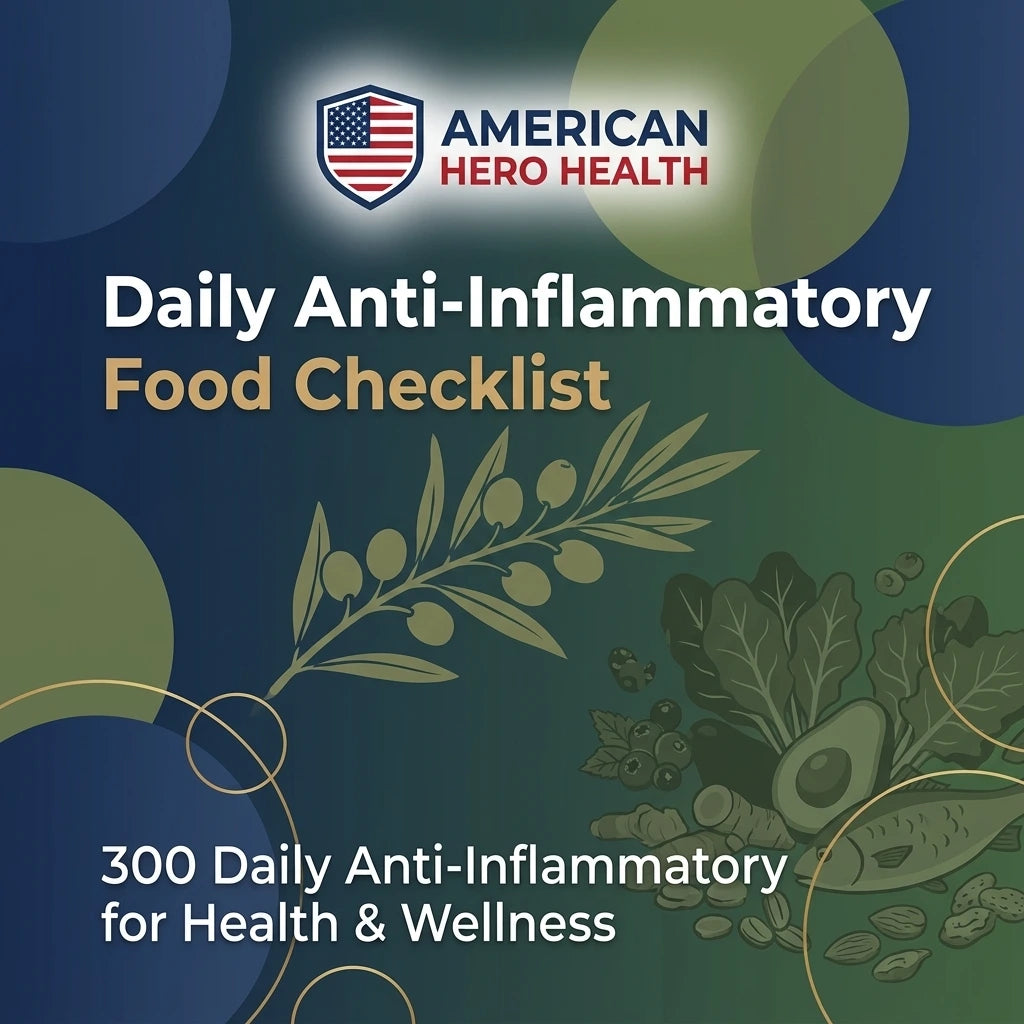 Daily Anti-Inflammatory Food Checklist (Printable PDF)