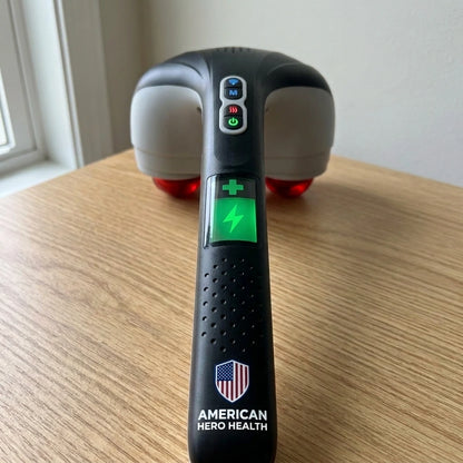 Cordless Handheld Back Massager with Heat