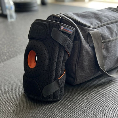 Knee Brace with Open Patella & Side Stabilizers