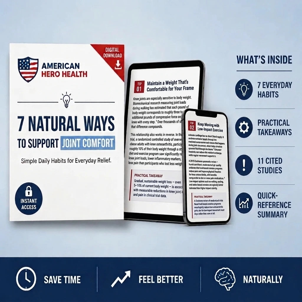 7 Natural Ways to Support Joint Comfort (PDF Guide)
