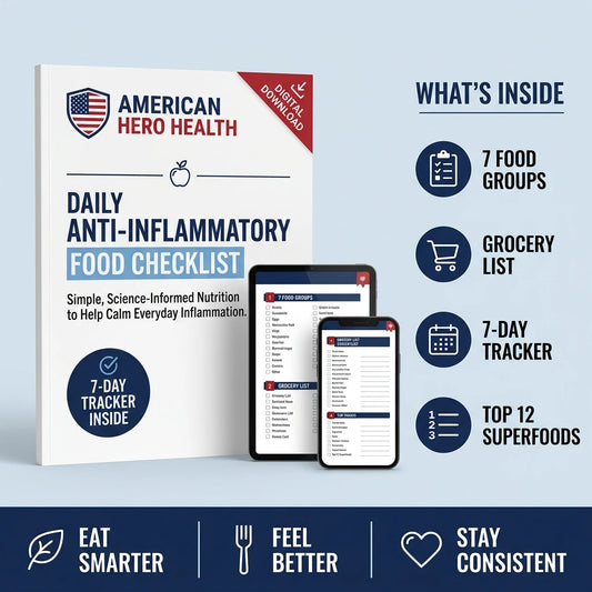 Daily Anti-Inflammatory Food Checklist (Printable PDF)