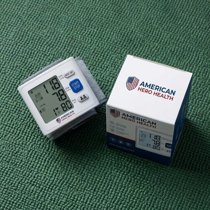 Wrist Blood Pressure Monitor LCD Display