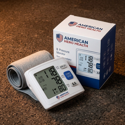 Wrist Blood Pressure Monitor LCD Display